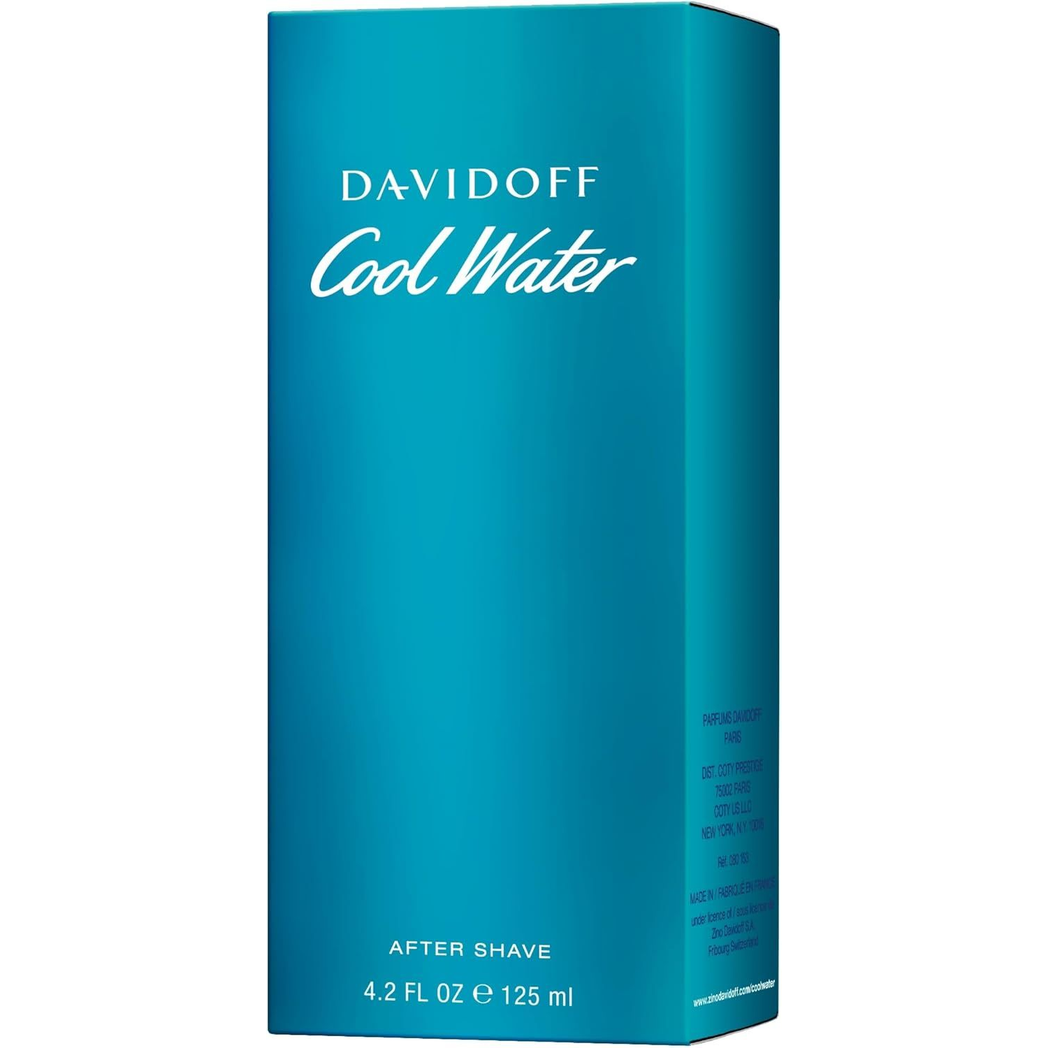 Davidoff Cool Water After Shave 125ml Fresh Timeless Scent - Image 2