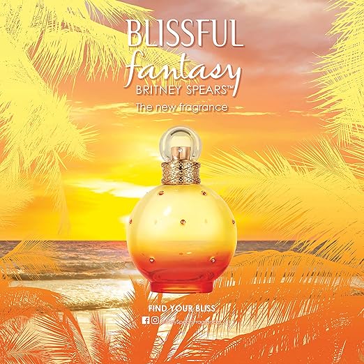 Britney Spears Blissful Fantasy EDT 100ml - Playful, Radiant Scent - Image 3