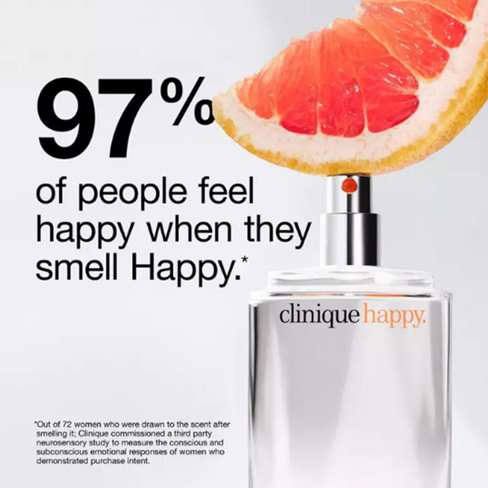 Clinique Happy Eau de Parfum 100ml: Radiant Citrus Floral Joy - Image 3