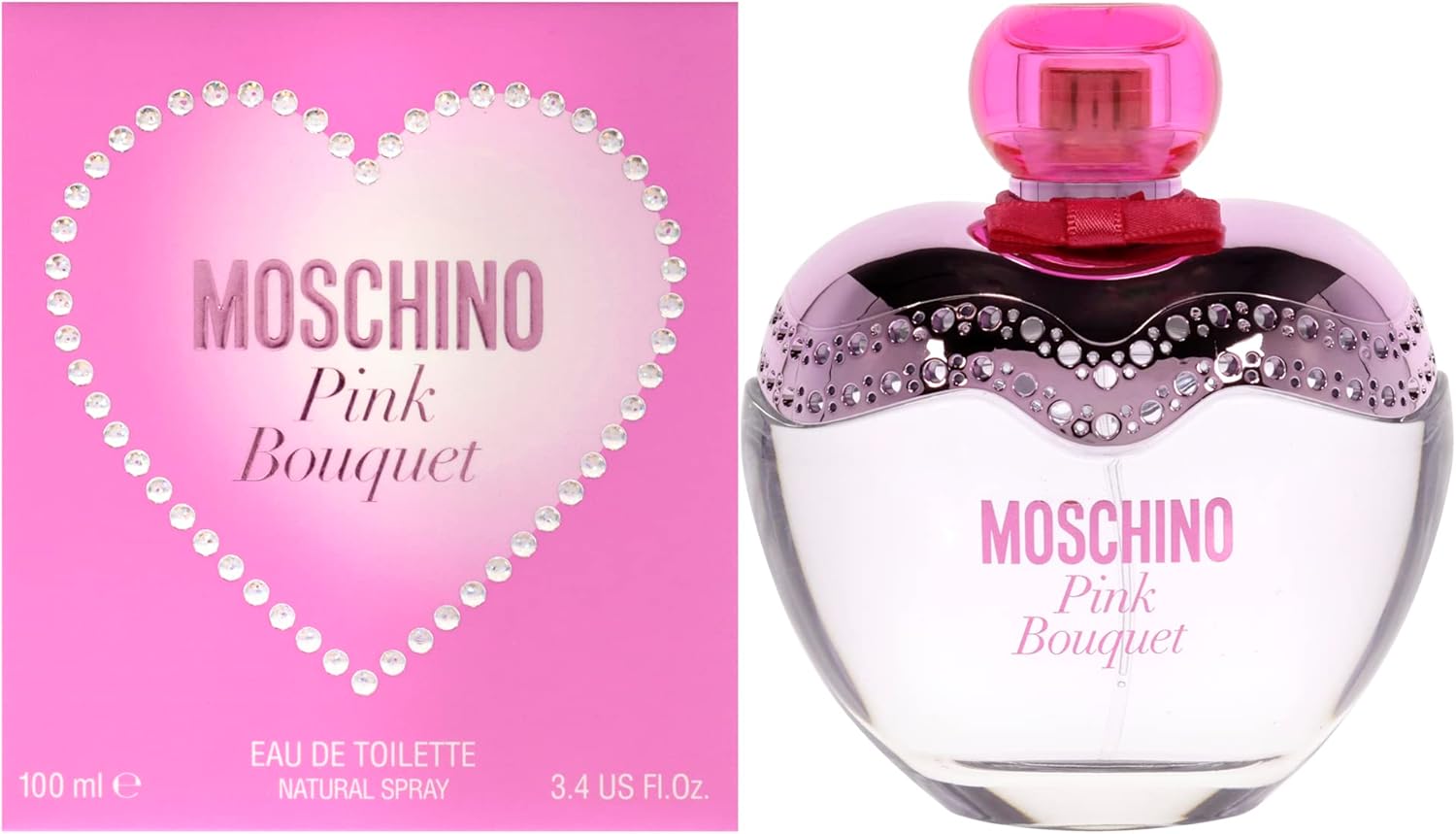 Moschino Pink Bouquet Eau de Toilette 100ml — Playful Floral Glow - Image 3