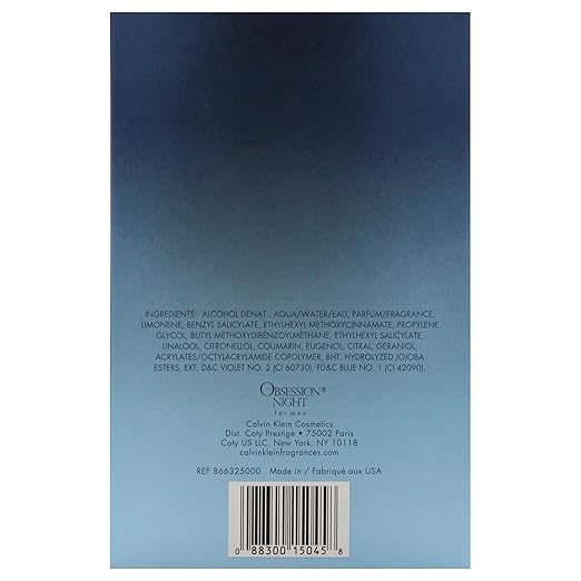Calvin Klein Obsession Night for Men EDT 125ml - Seductive & Long-Lasting - Image 3