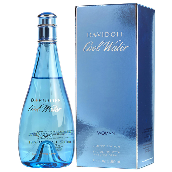 Davidoff Cool Water Women EDT Spray 200ml – Oceanic Fresh - Image 3