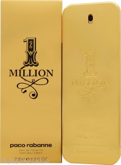 Paco Rabanne 1 Million EDT Spray 200ml - Magnetic Golden Scent