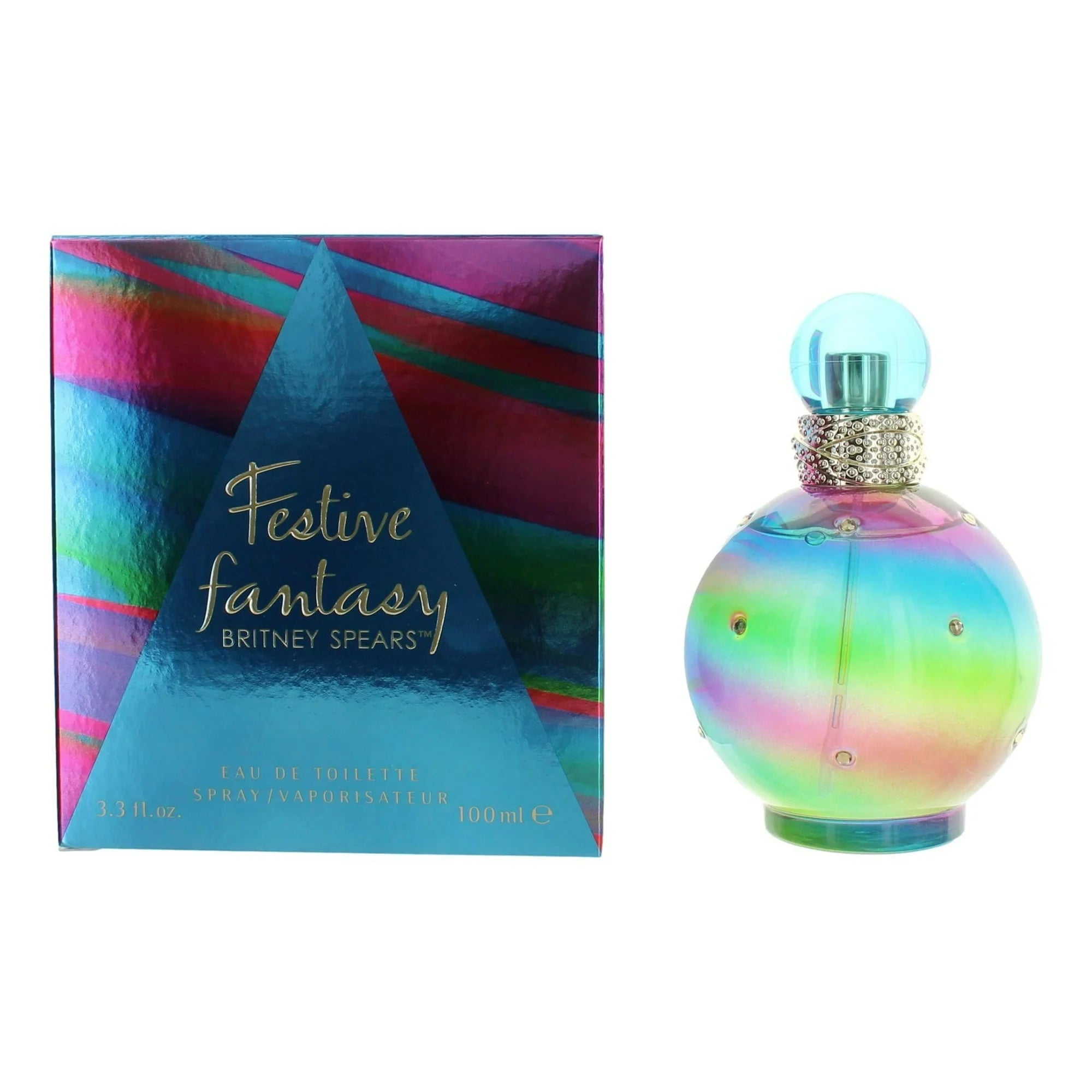 Britney Spears Festive Fantasy EDT 100ml - Sparkling Holiday Glow - Image 5