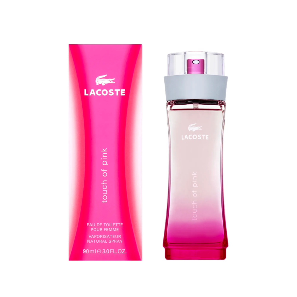 Lacoste Touch of Pink EDT Spray 90ml - Fresh Floral Fragrance
